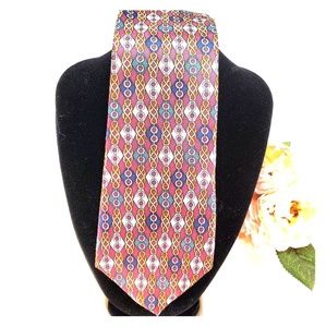 CHRISTIAN DIOR VINTAGE SILK NECK TIE EUC